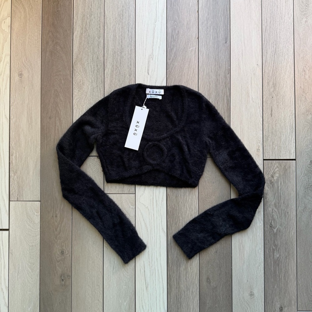 XuXu Super Cropped Knit Top | Size: Small